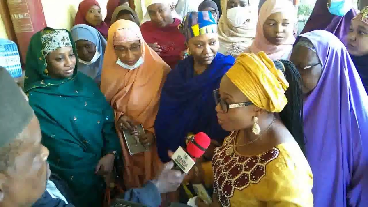 Hajiya Fatima Dikko Umar Radda during a courtesy visit to the FTHK today 26th December, 2022