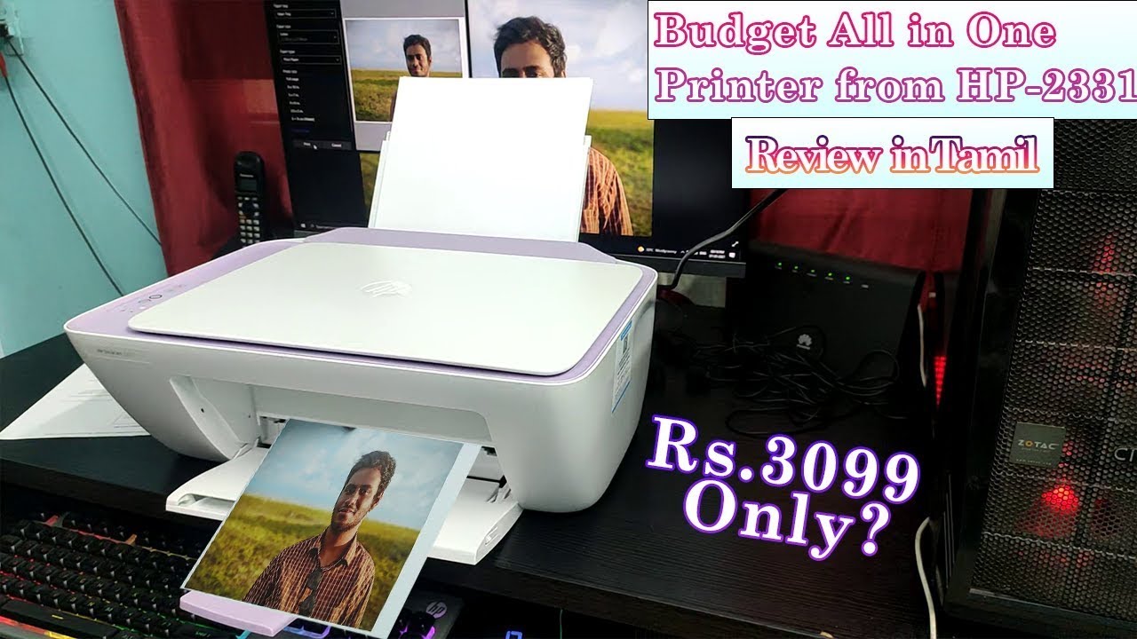 HP Budget All in One Printer 2331 Unboxing & Review in Tamil