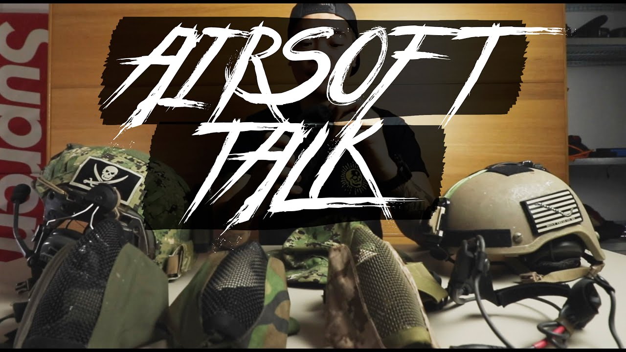 Mine Airsoft Hjelme