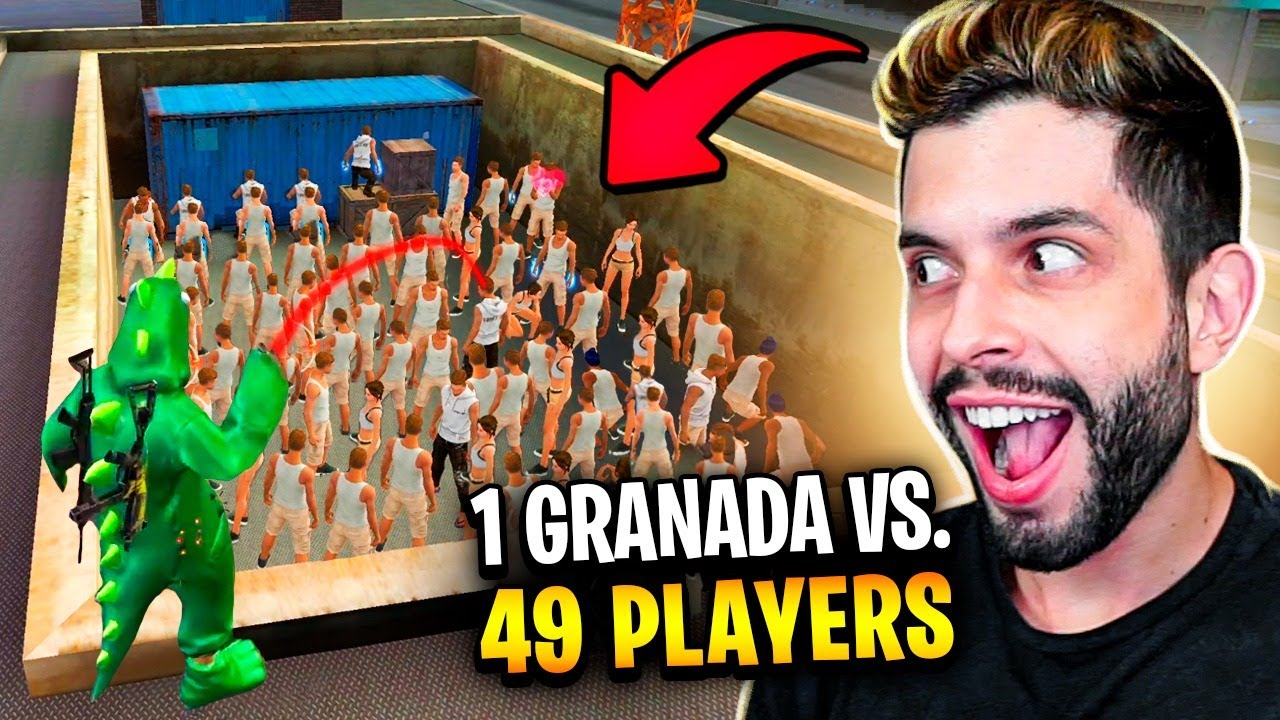 GRANADA VS. 49 INSCRITOS!! SE ESCAPAR GANHA!! FREE FIRE