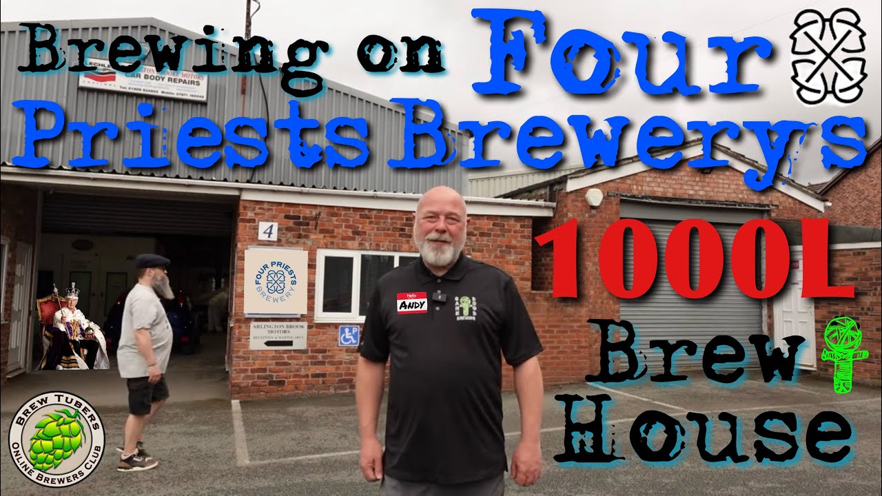I go to the UK and brew with Andy from Four Priests Brewery! 🍻🇬🇧