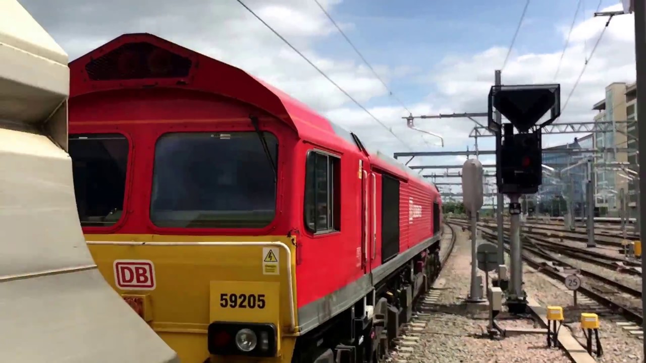 DB Cargo Class 59 departs Reading *HD*