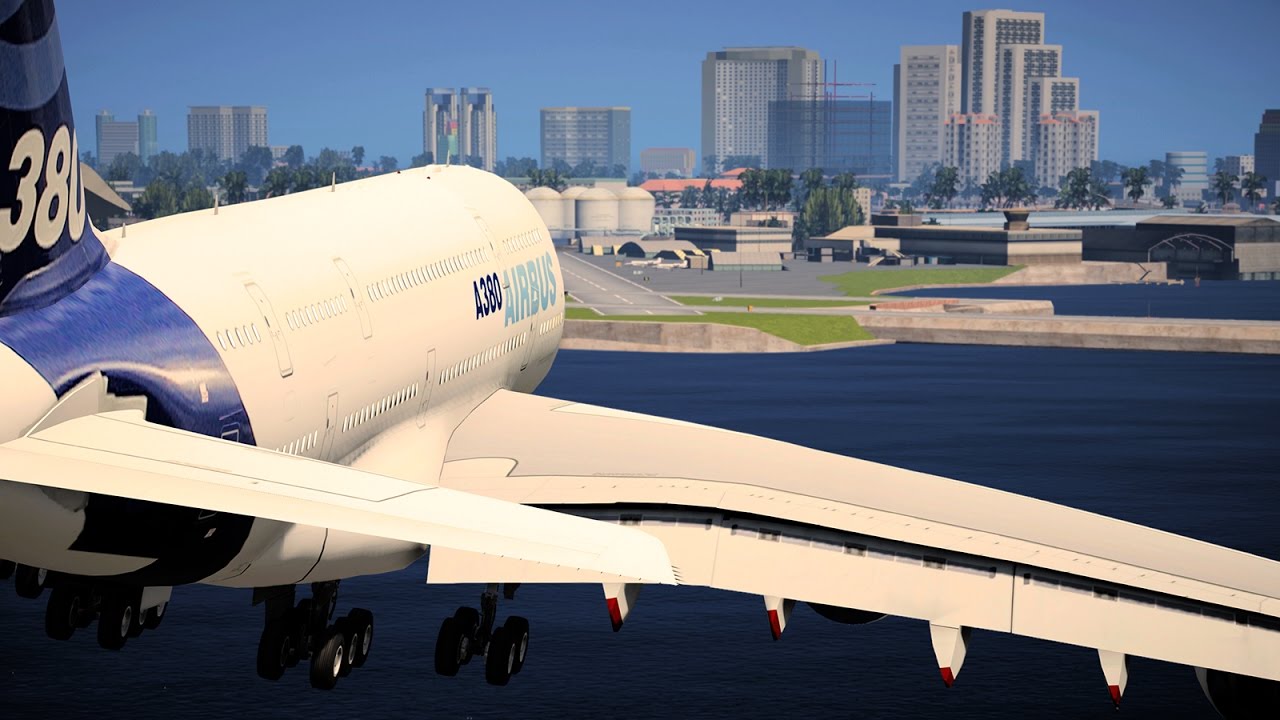 GTA 5 Mods - Flying A380 To Vice City with GTA 6 Graphics Mod! (4K)