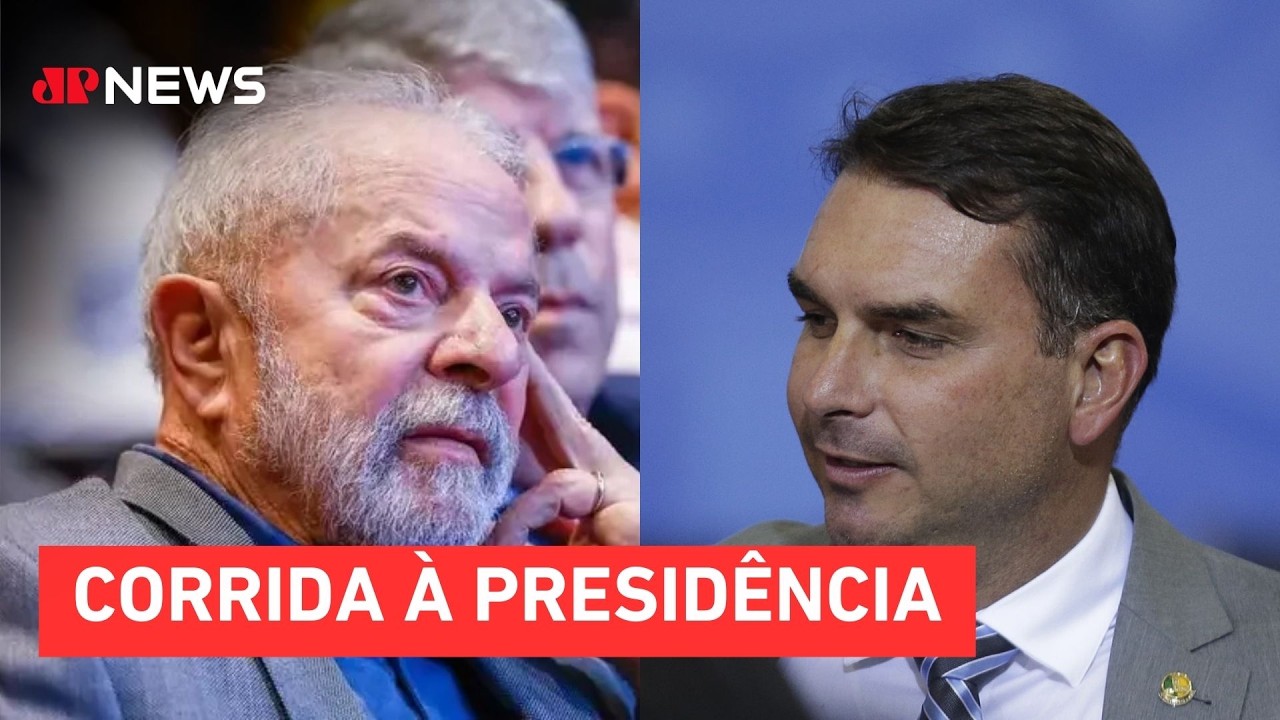 Lula e Flávio Bolsonaro empatam com 45% em possível segundo turno, diz GERP  | TEMPO REAL