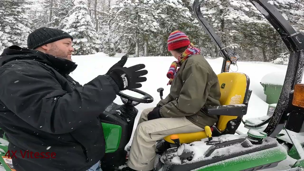9 - Petite surprise en soufflant ma neige!