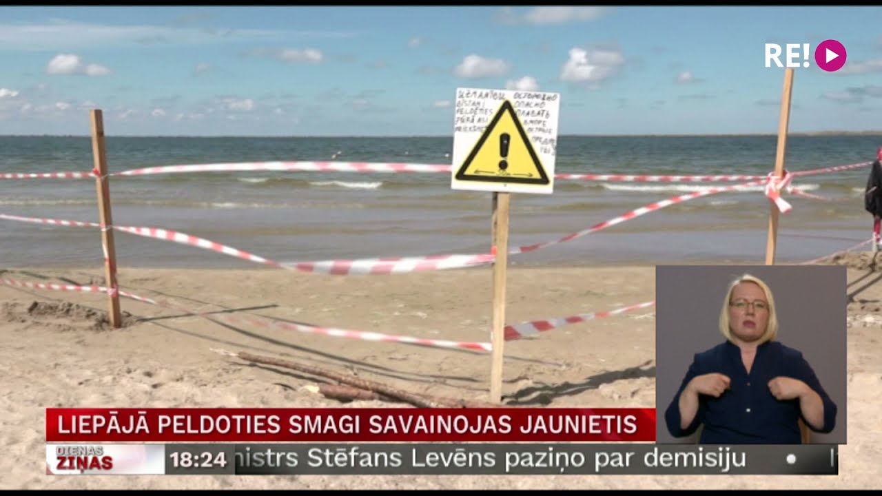 Liepājā peldoties smagi savainojas jaunietis
