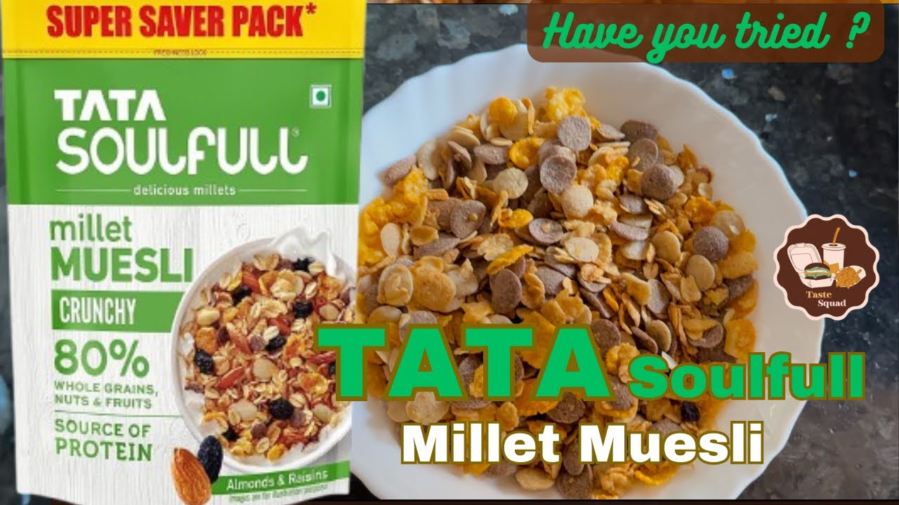 TATA Soulfull Crunchy Millet Muesli| 1 Kg Super Saver Pack @ 50% Discount