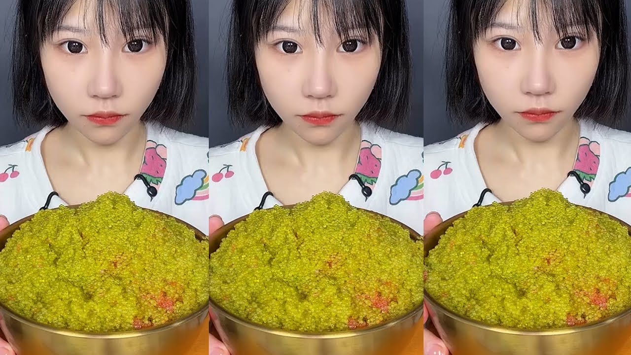 ASMR TOBIKO EGGS | FLYING FISH ROE | EXTREME EATING SOUND