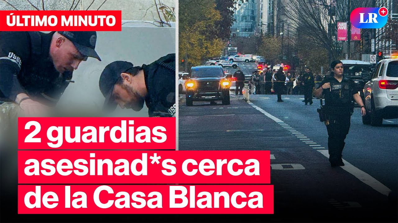 🚨Dos miembros de la GUARDIA NACIONAL HERIDOS en TIROTEO cerca de la CASA BLANCA, en EE. UU.  | #LR