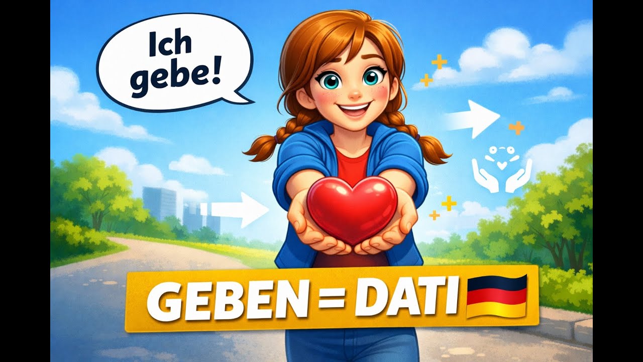 GEBEN 🇩🇪 – glagol bez kojeg nema davanja | Njemački A1