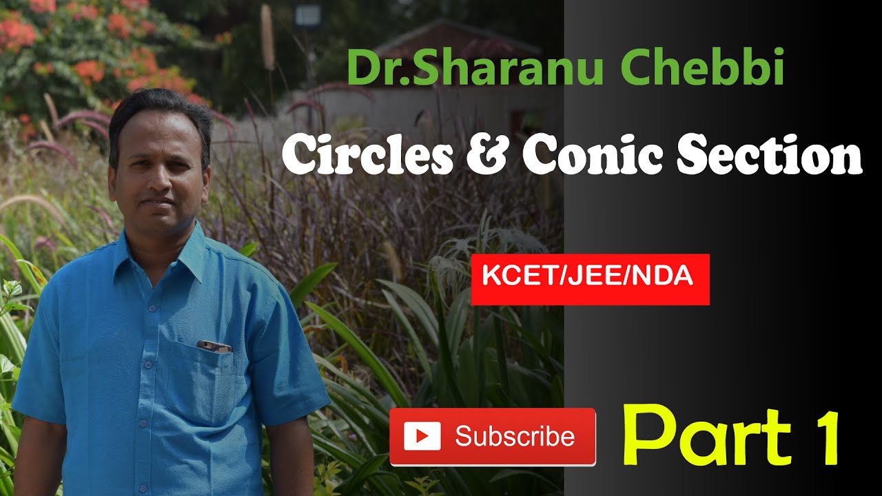 Circles & Conic Sections Part-1