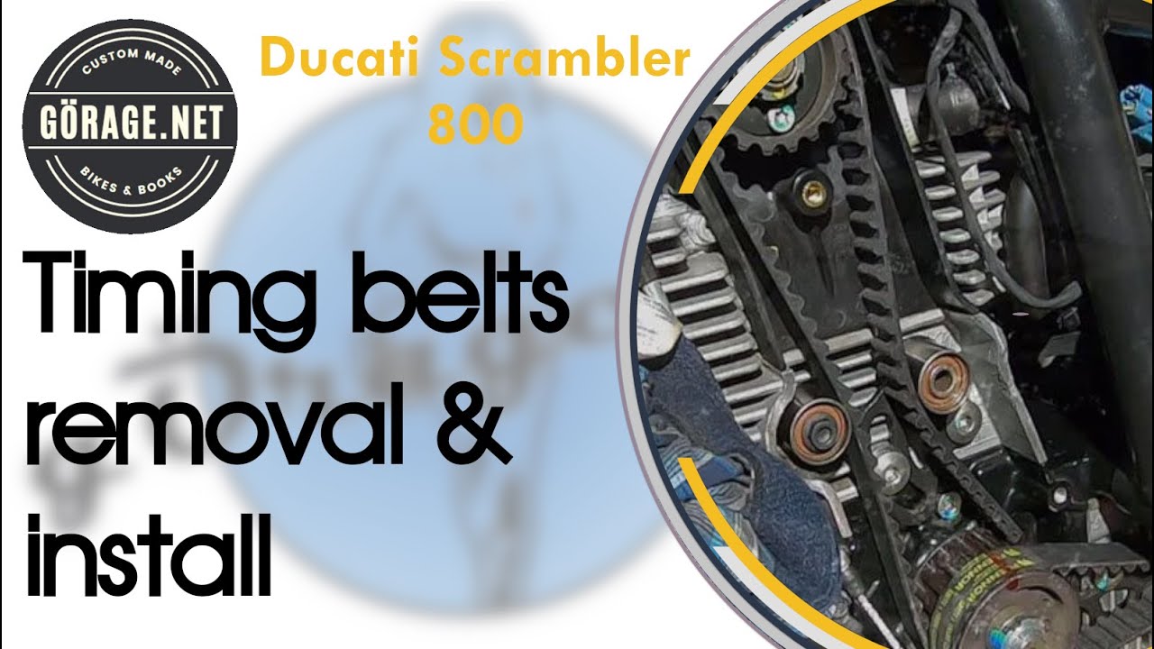 Timing Belt Replacement for Ducati Twin Engines (Ducati Scrambler 800)