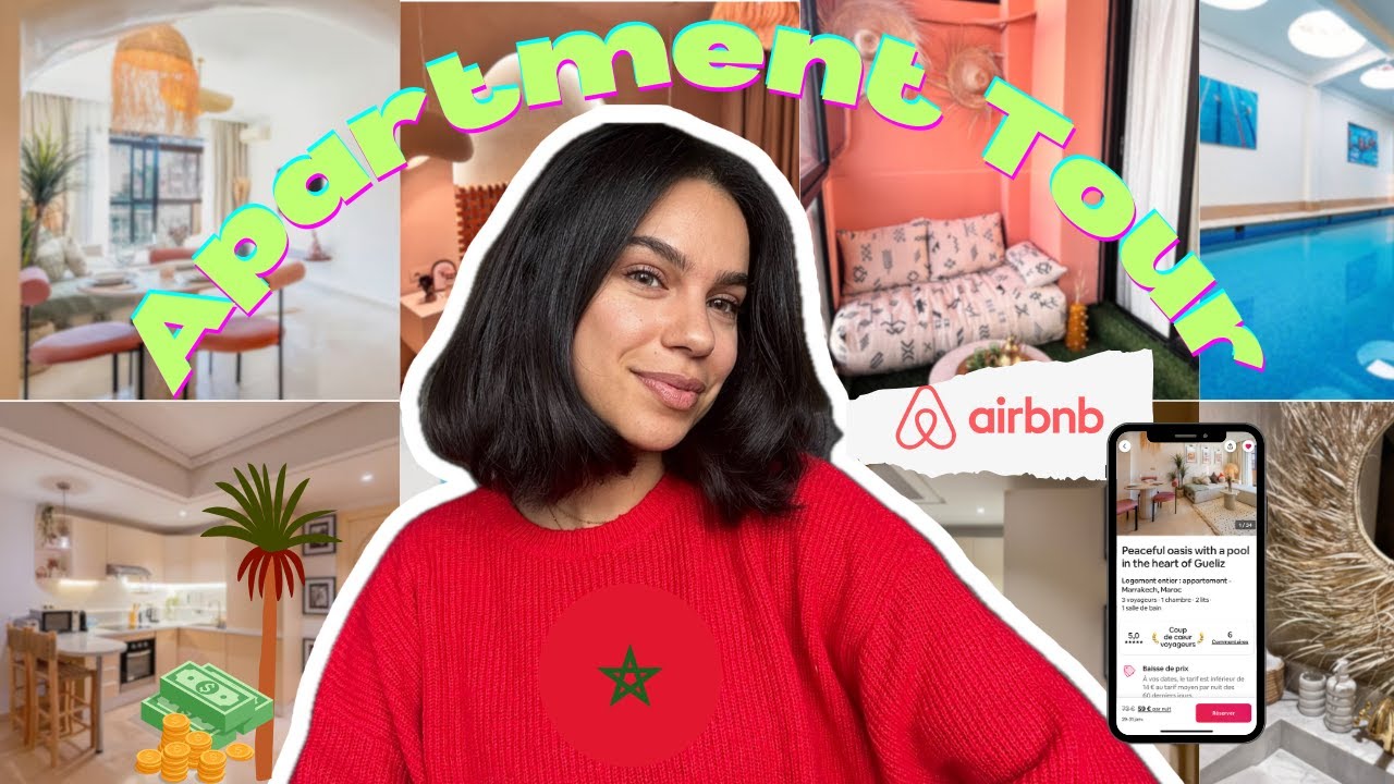 Visite de mon Appartement Airbnb à Marrakech 🇲🇦