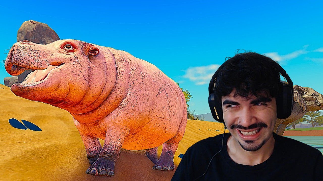MEU PEQUENO HIPOPÓTAMO! Savannah Life ROBLOX