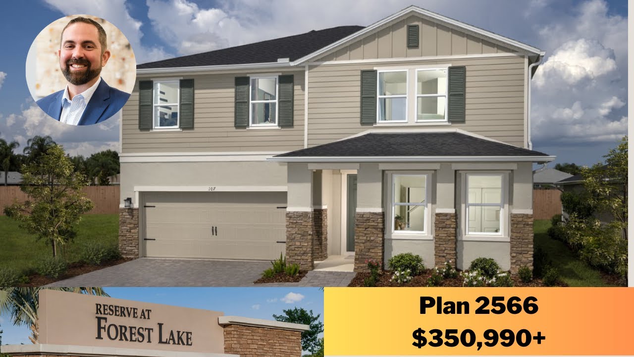 KB Homes, Reserve at Forest Lake, Plan 2566, Lake Wales, Florida