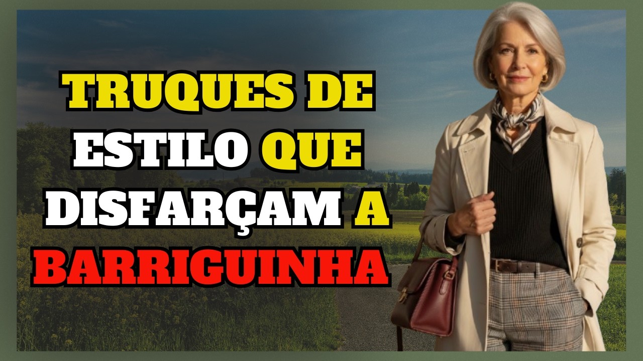 Como Disfarçar a Barriguinha com Elegância: 5 Combinações Poderosas na Moda Madura
