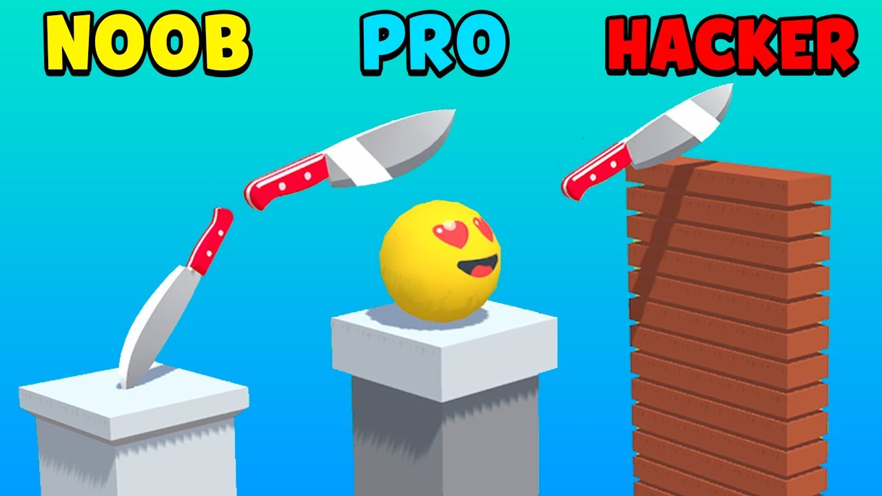 NOOB vs PRO vs HACKER - Slice It All