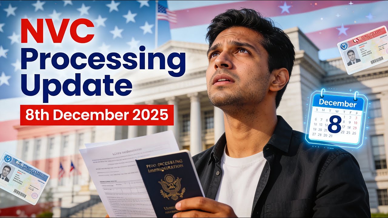 NVC Processing Time 8th December 2025 | Case Creation, Review & Interview #visabulletin2025