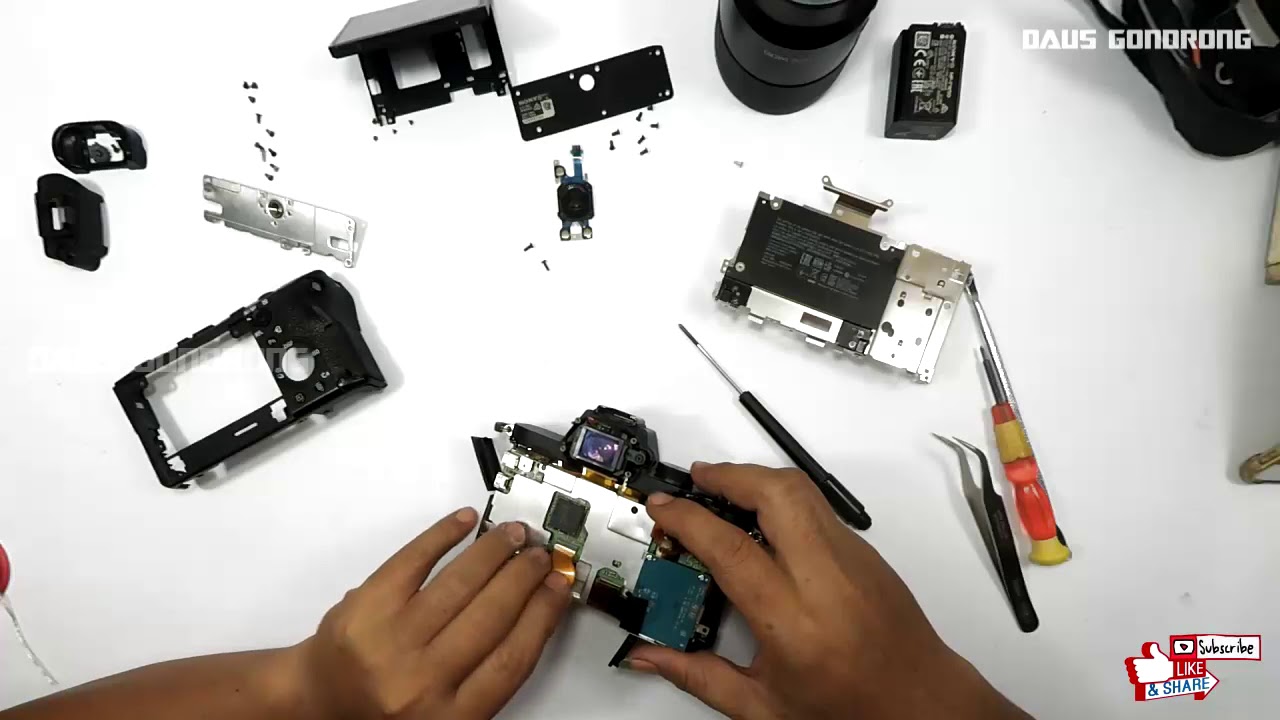 Sony A7m2 Ganti Flexible LCD Replace LCD Flexible