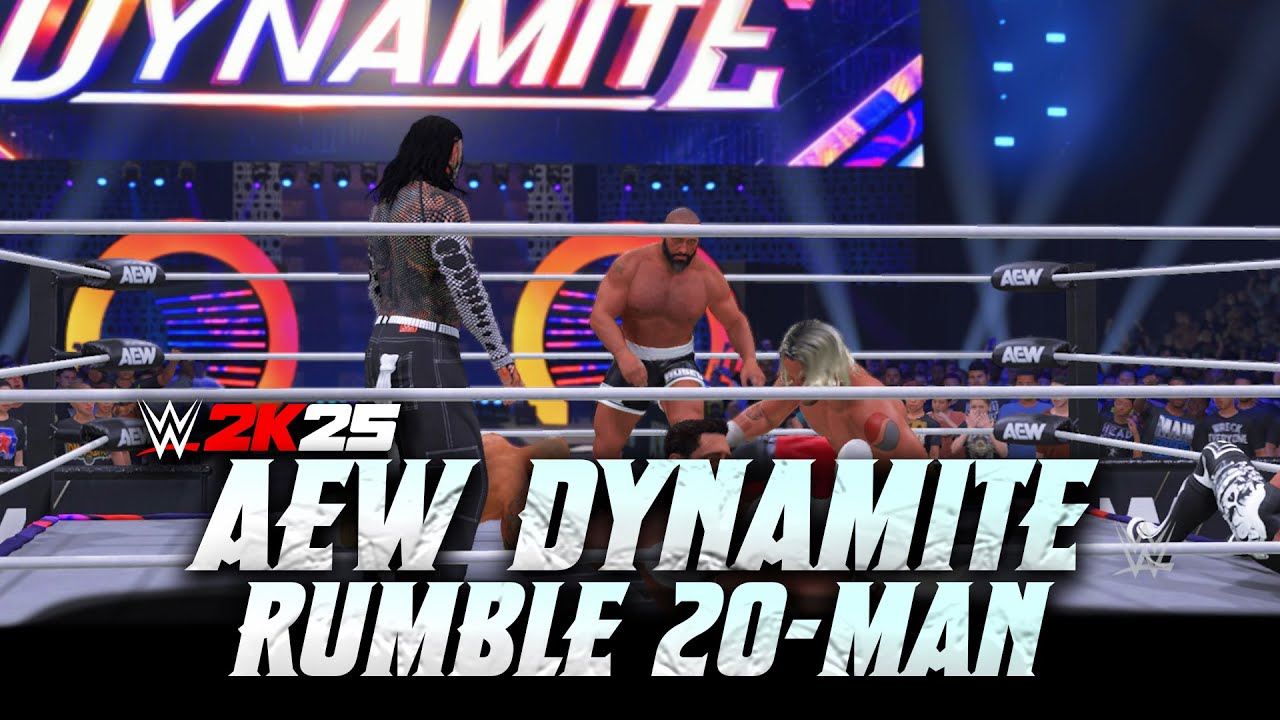 WWE 2K25 AEW DYNAMITE RUMBLE | New WWE 2K25 Mods