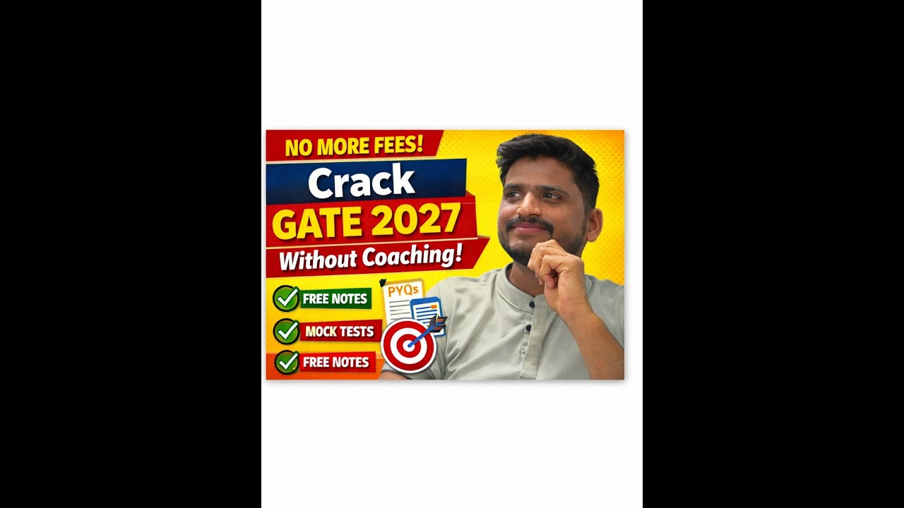 Prepare for GATE 2027 for FREE 💯 | Best Teachers for Every Subject (No Paid Course Needed)