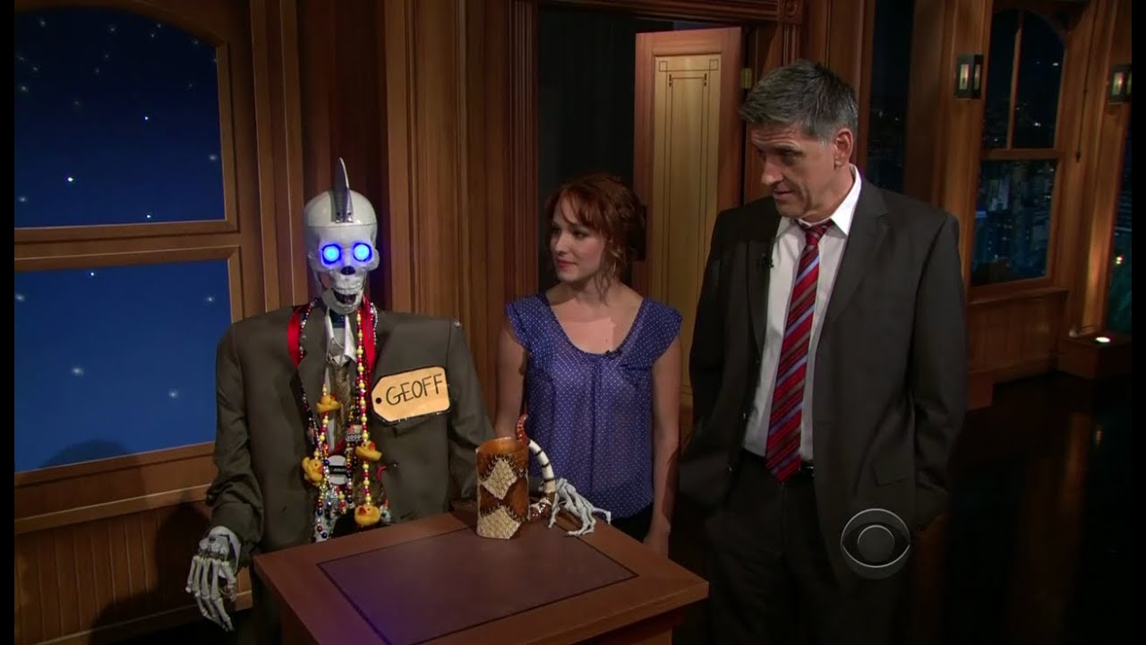 Late Late Show with Craig Ferguson 10/11/2011 Steven Wright, Monica Potter