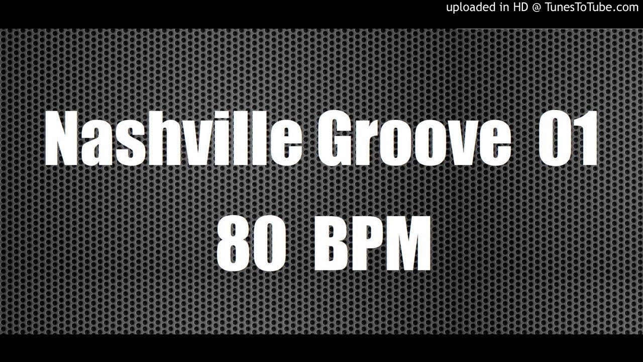 Nashville Groove 80 BPM - Drum Backing Track - Country 01