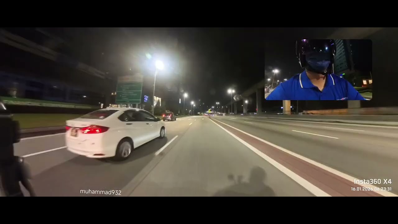Insta360 X4 | Honda Vario 160 | 16/01/2026 #1 | Ke Cyberjaya