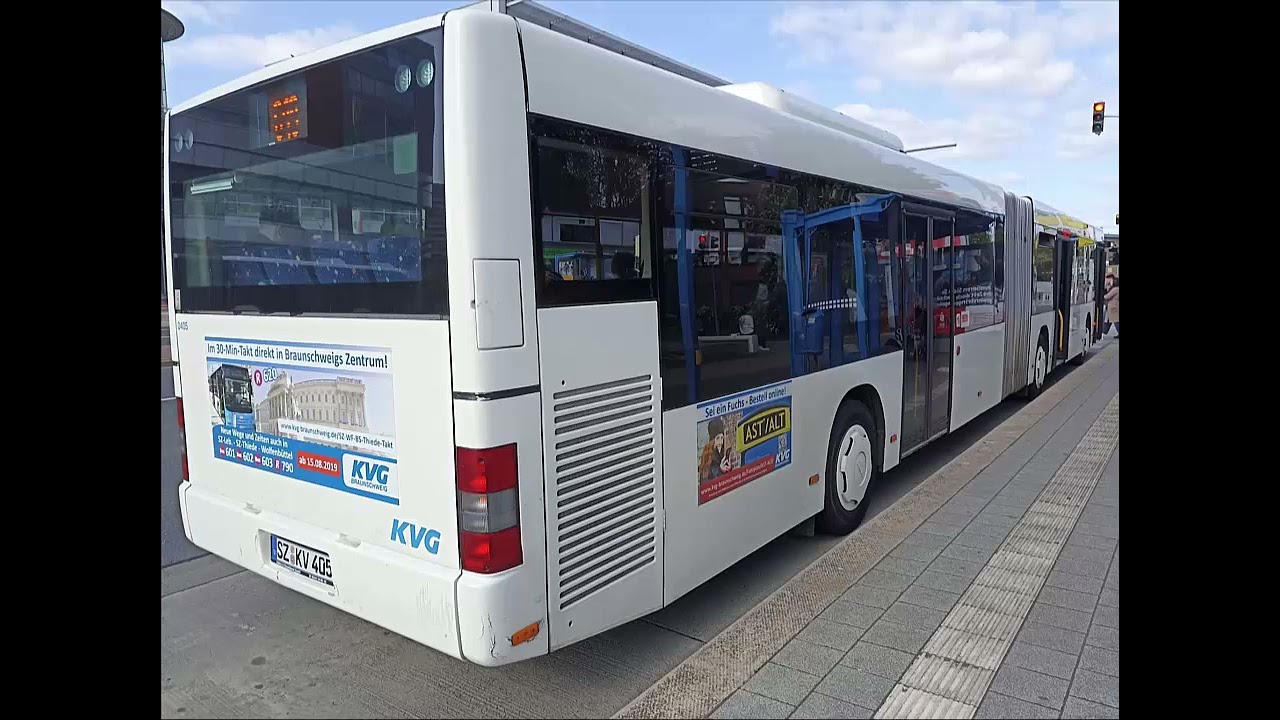 [Sound] Mitfahrt MAN NG 313 (Euro 3) | KVG Braunschweig/Salzgitter – Wagen 0405
