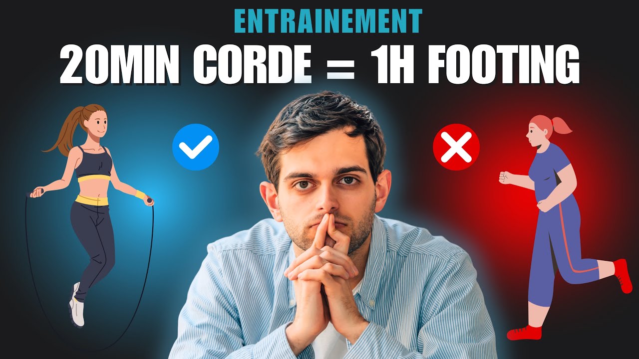 20 Min Corde à sauter = 1 heure de footing