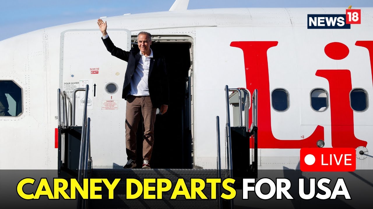 LIVE: Canadian Prime Minister Mark Carney Leaves To Meet US President Donald Trump | N18G