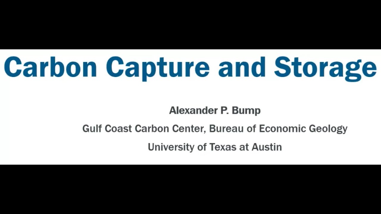 Carbon Capture and Storage