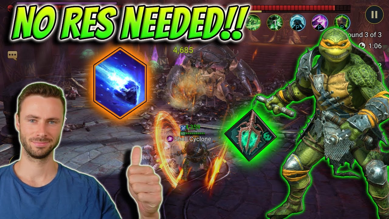 Майки легко может победить Короля Скарабеев в одиночку — Raid Shadow Legends