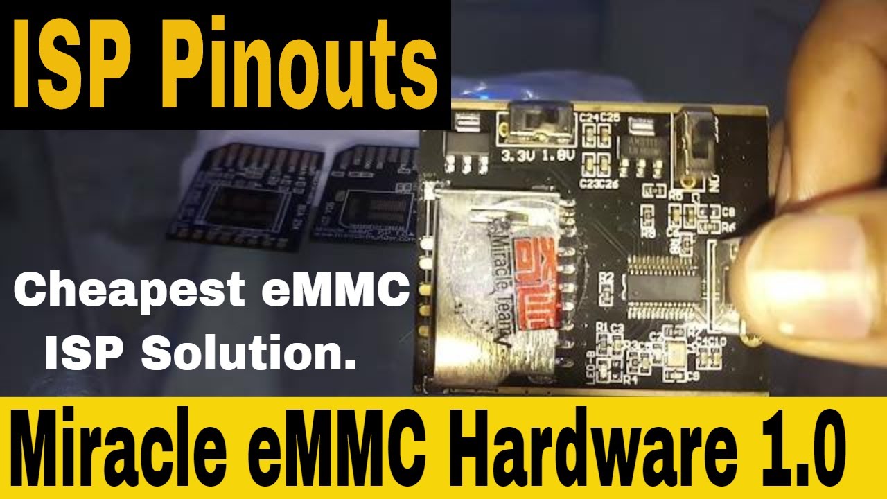Miracle eMMC Hardware 1.0 - OPPO | XIAOMI | VIVO | REALME | eMMC ISP Reapir,ISP Solution.