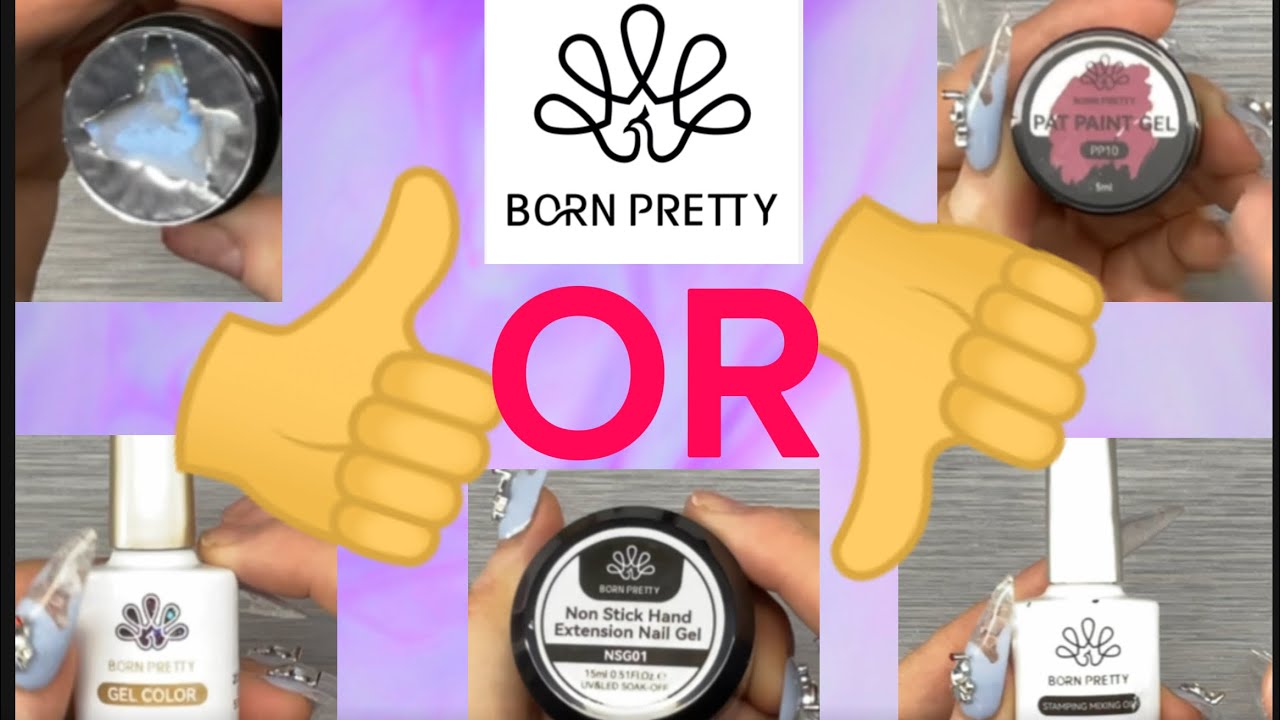 Твёрдый гель Born Pretty PR, гель Pat, металлический гель + масло для штамповки. Каков мой вердик...