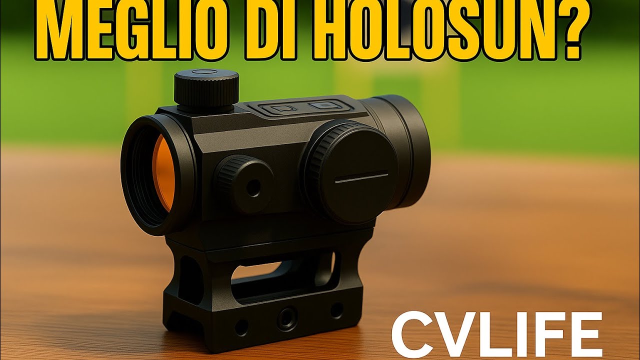 Un Red Dot professionale per meno di 100€? Test CVLIFE EagleFeather red dot made in China