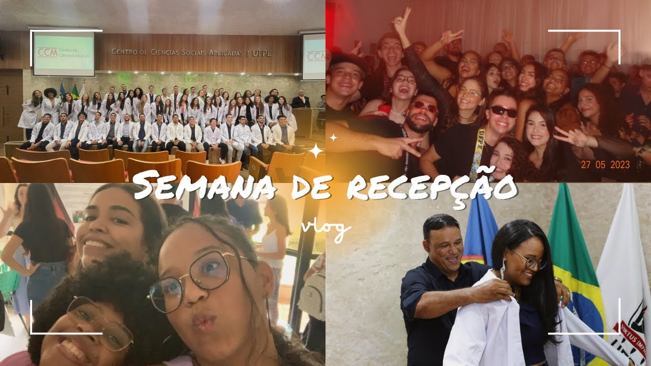 #vlog: semana de recepção + cerimônia do jaleco medicina UFPE