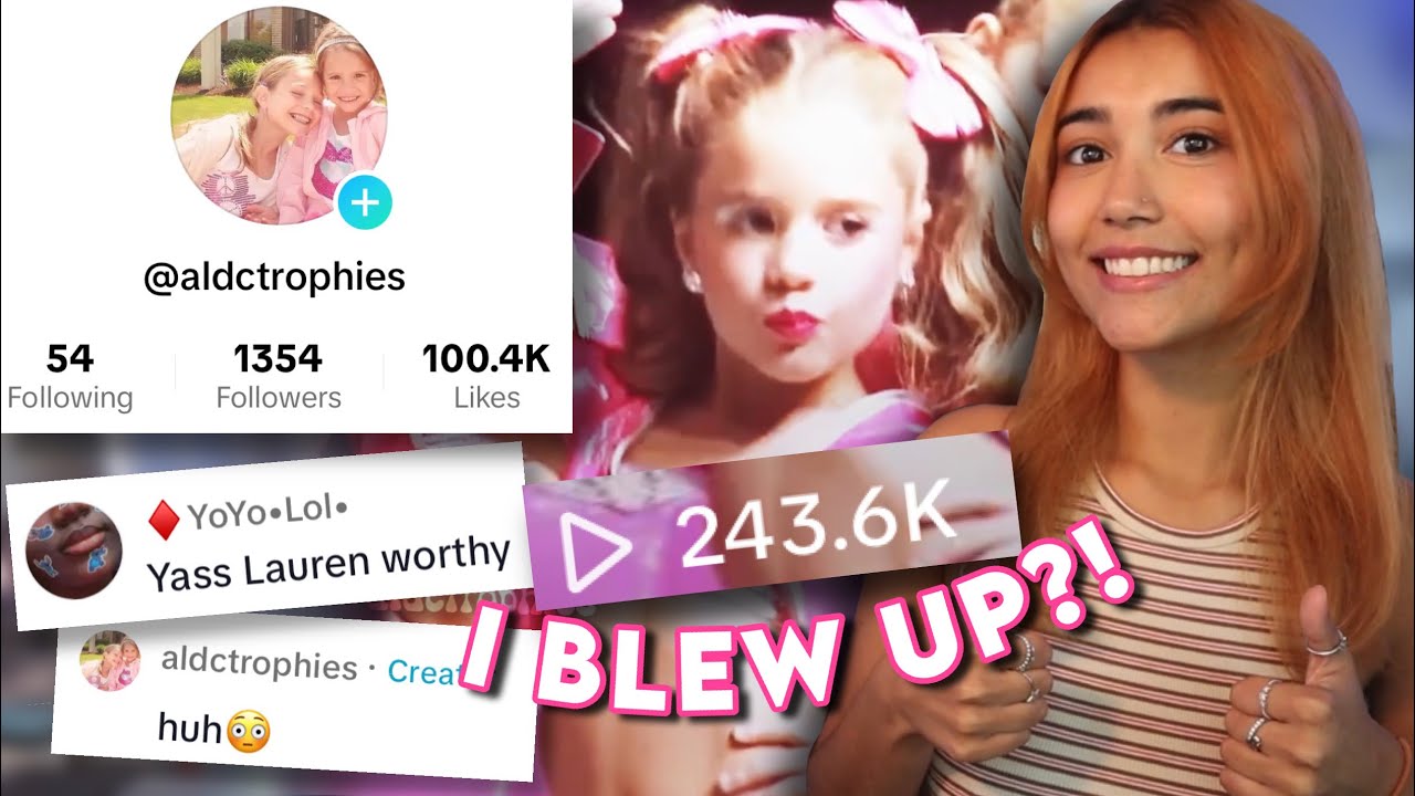 starting a DANCE MOMS TikTok editing account for ONE WEEK (I blew up?!)