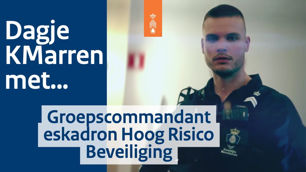 Dagje KMarren met Bram: groepscommandant eskadron Hoog Risico Beveiliging