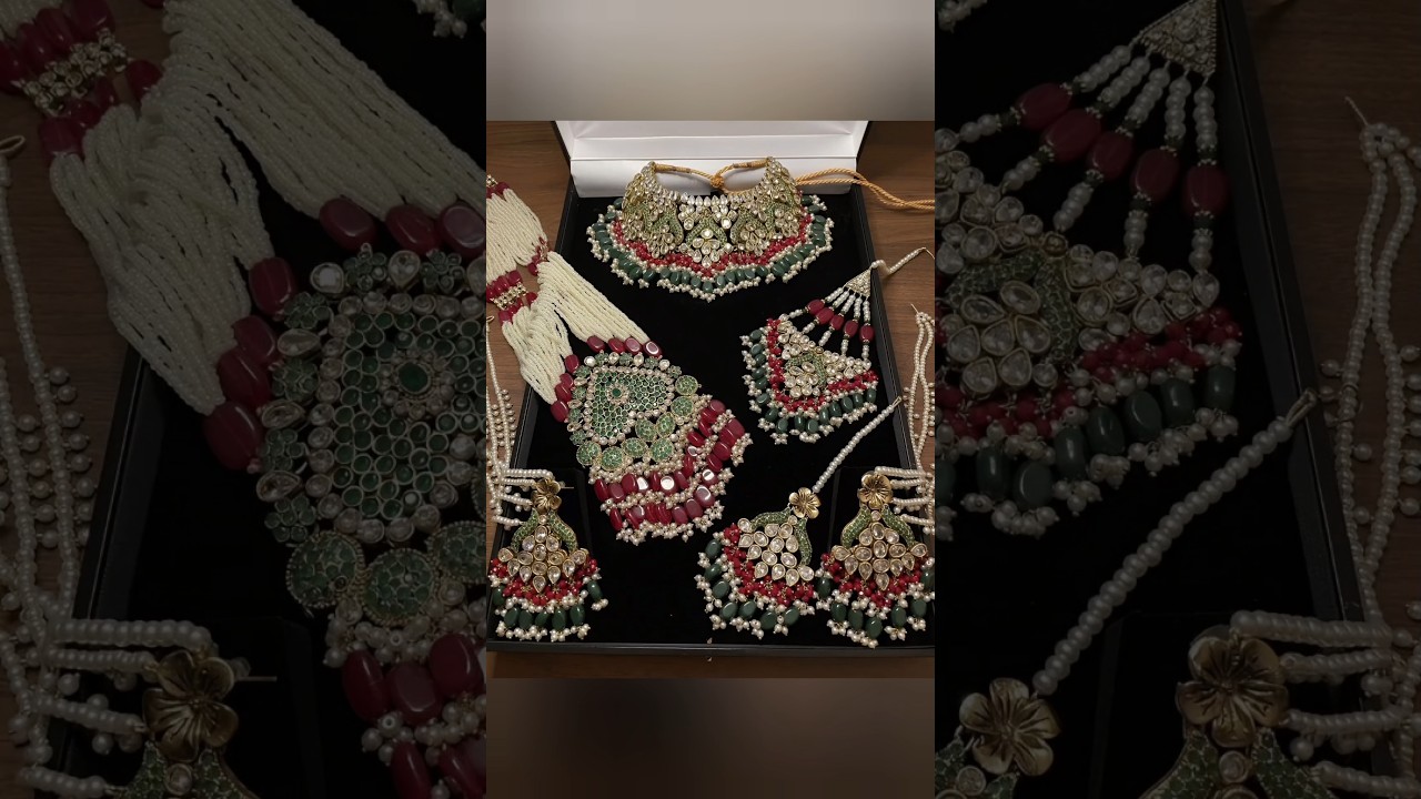 Pakistani bridal jewellery set✨❣️barat bridal look❤️🤭