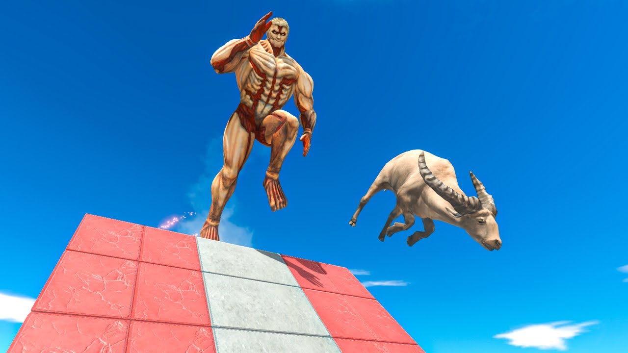 Run and Escape from the Armored Titan - Animal Revolt Battle Simulator