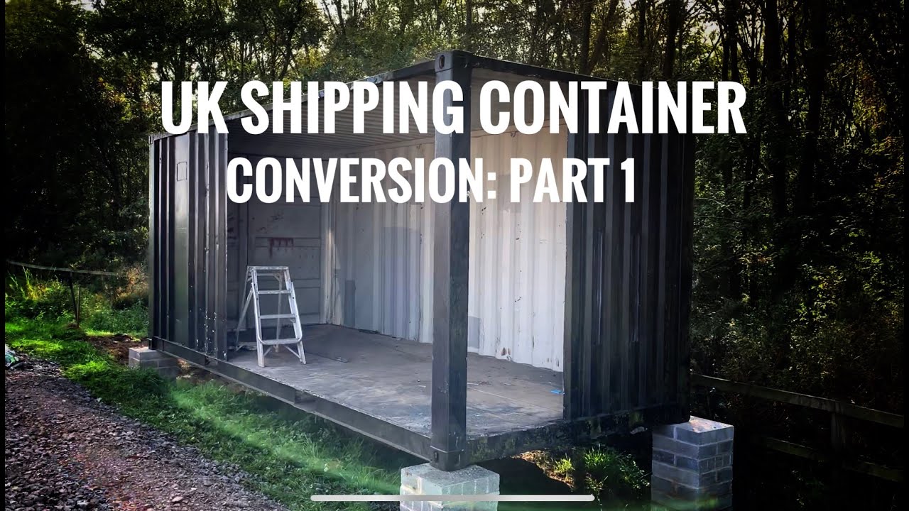SHIPPING CONTAINER CONVERSION INTO A GARDEN OFFICE (UK) WITH A £7K BUDGET!