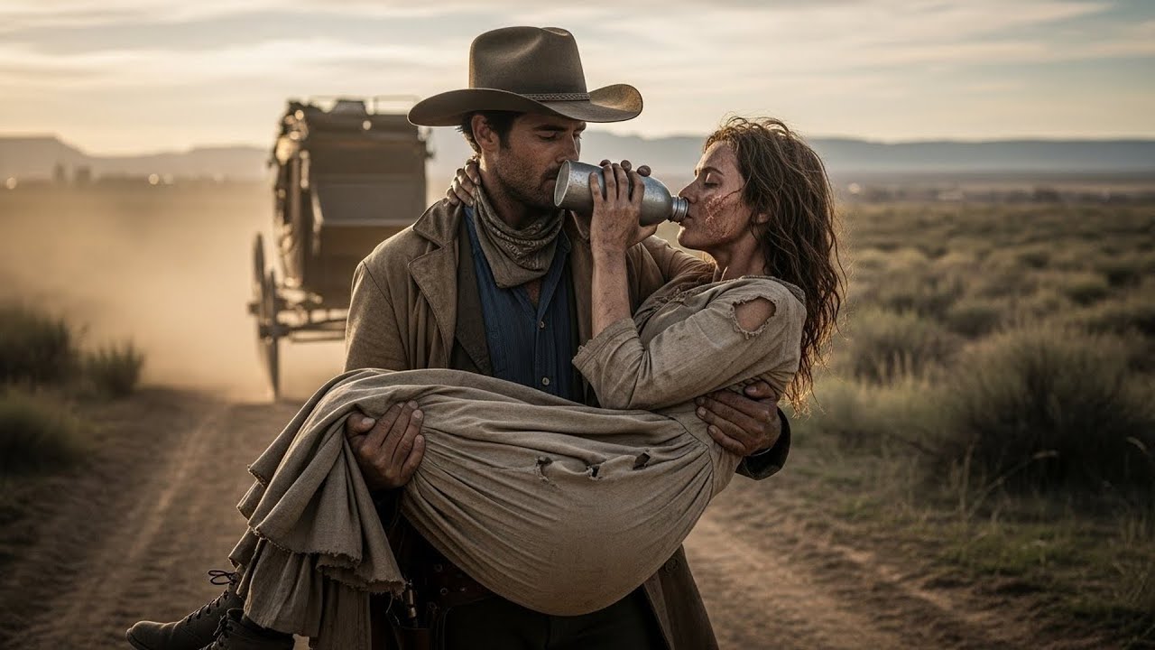 She Collapsed From Exhaustion On The Trail, The Cowboy Carried Her Ten Miles To Safety