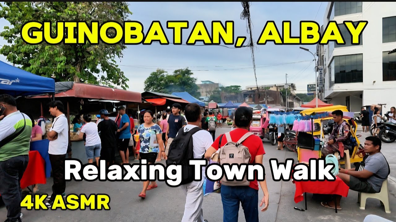 Exploring GUINOBATAN, ALBAY | Booming 1st Class Town | Bicol Region Philippines 4K