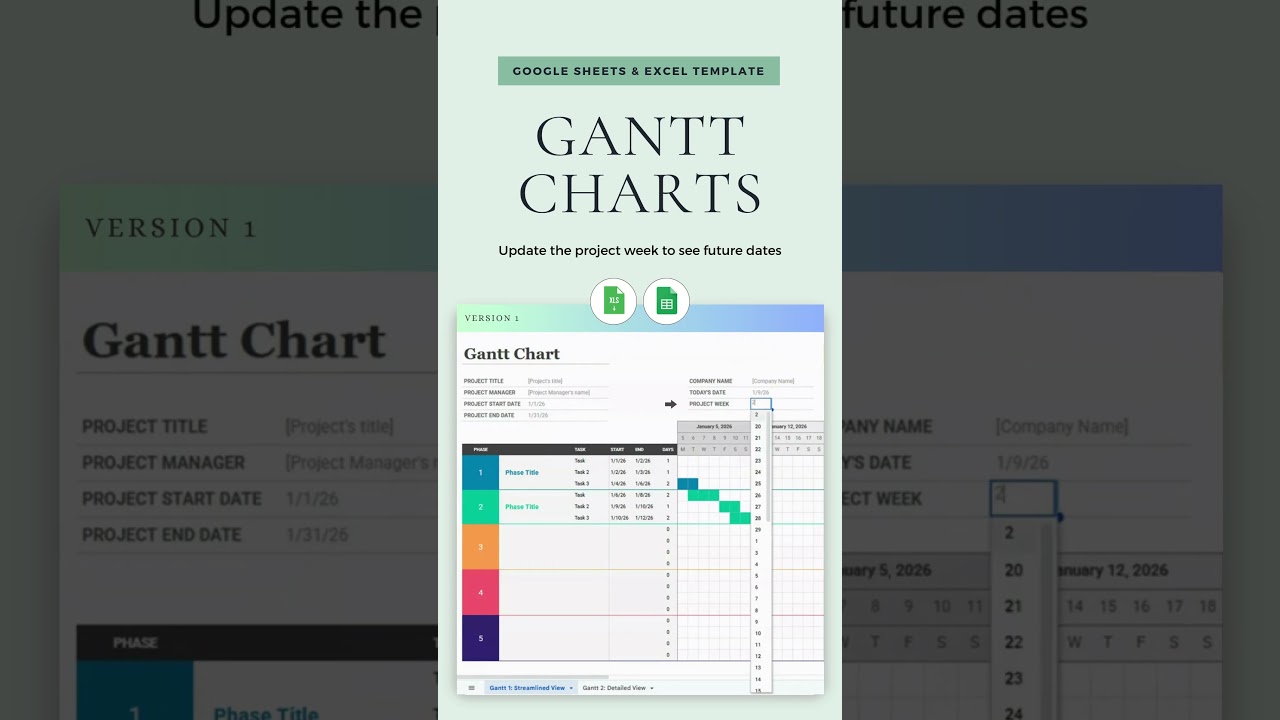 Plan Smarter with a Gantt Chart 📊 | Project Planning Made Easy