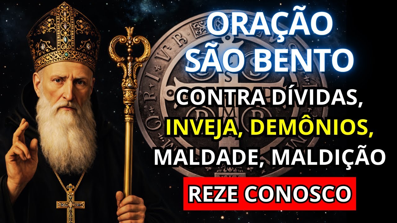 🛡️ Forte Oração a SÃO BENTO: Expulse Dívidas, Inveja e Escassez da sua Vida!