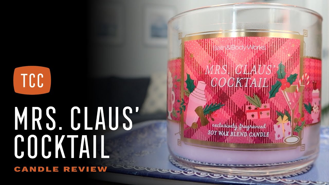 Обзор свечи-коктейля Mrs. Claus’ – Bath & Body Works