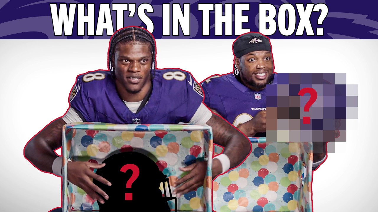 What’s in the Box? Ravens Players Surprised with New Helmet | Baltimore Ravens