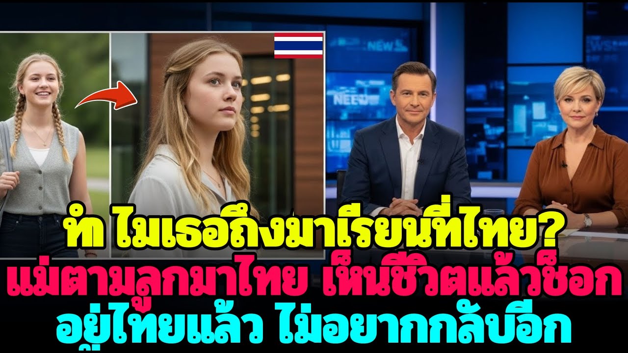 ลูกไม่ควรมาไทย!” แม่ตกใจเมื่อเห็นการเปลี่ยนแปลงของลูกสาวที่ประเทศไทย